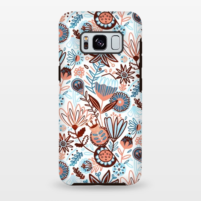 Galaxy S8 plus StrongFit Winter Floral  by Tigatiga