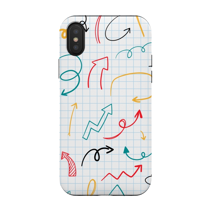 iPhone Xs / X StrongFit DIFFERENT ARROWS by MALLIKA