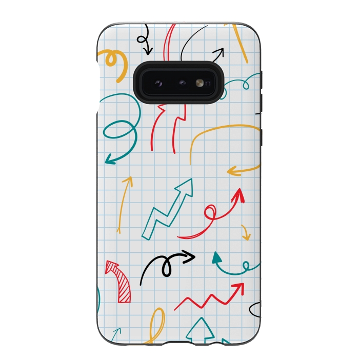 Galaxy S10e StrongFit DIFFERENT ARROWS by MALLIKA
