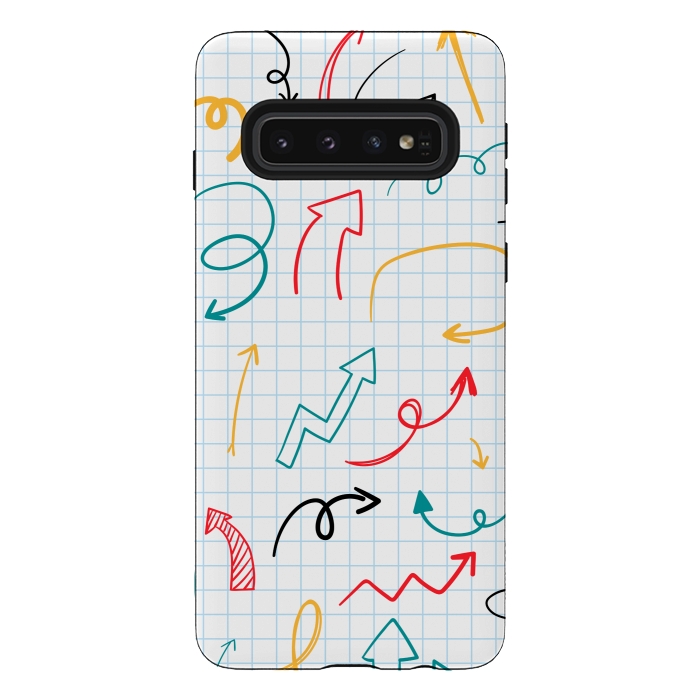 Galaxy S10 StrongFit DIFFERENT ARROWS by MALLIKA