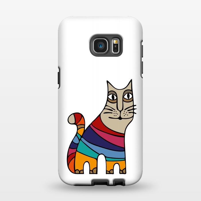 Galaxy S7 EDGE StrongFit Magic Cat I by Majoih