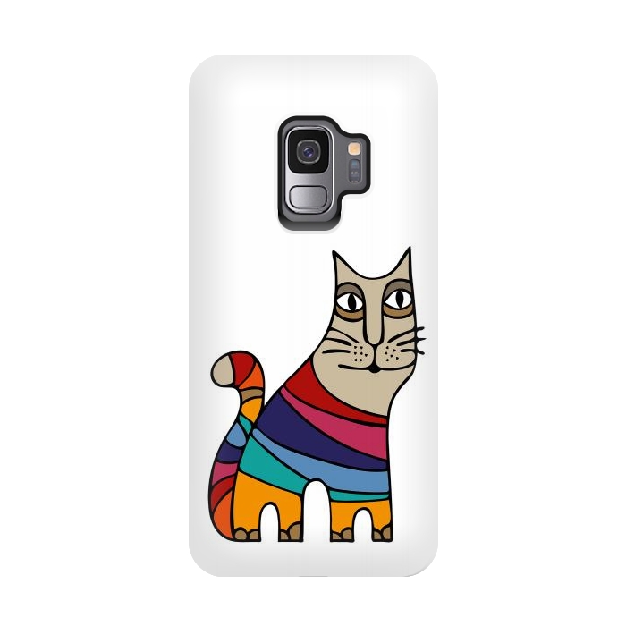 Galaxy S9 StrongFit Magic Cat I by Majoih