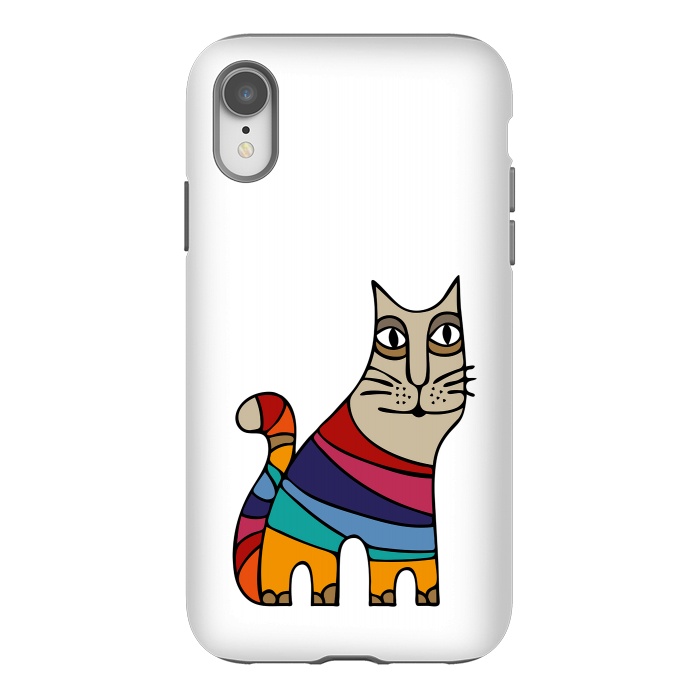 iPhone Xr StrongFit Magic Cat I by Majoih