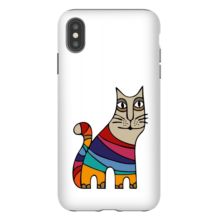 iPhone Xs Max StrongFit Magic Cat I by Majoih