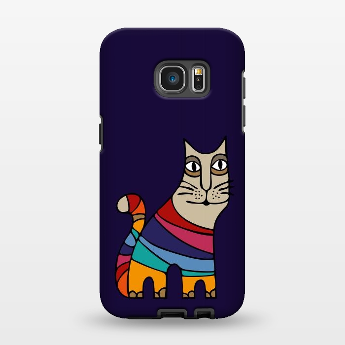 Galaxy S7 EDGE StrongFit Magic Cat III by Majoih