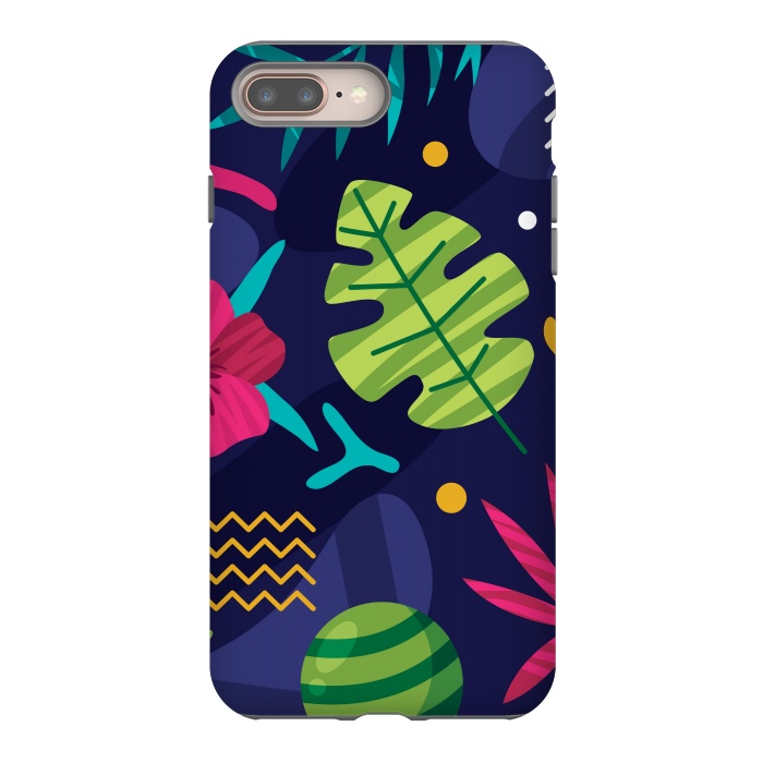 iPhone 7 plus StrongFit TROPICAL SUMMER PATTERN by MALLIKA