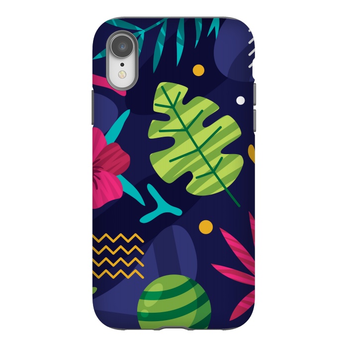 iPhone Xr StrongFit TROPICAL SUMMER PATTERN by MALLIKA