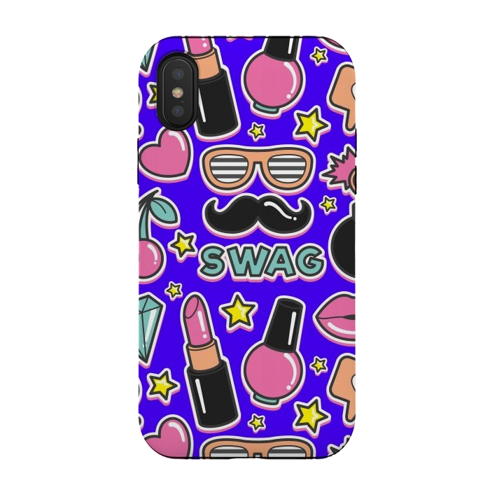 iPhone Xs / X StrongFit Fashionable Pink Girls by ArtsCase