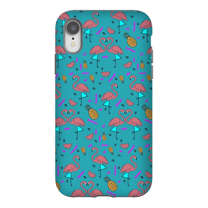 iPhone Xr StrongFit Flamingos In Fashionable Summer by ArtsCase
