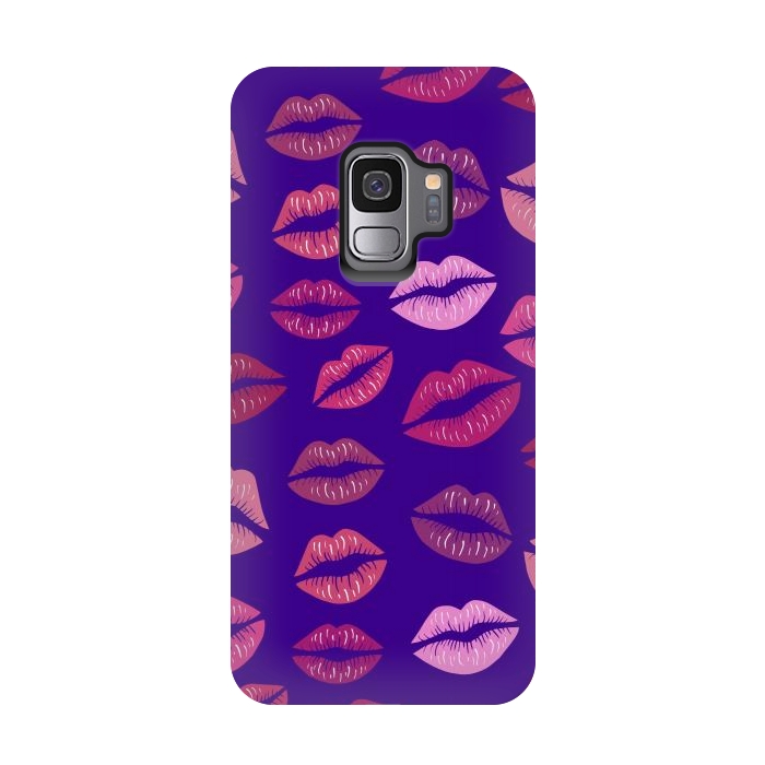 Galaxy S9 StrongFit Kisses To Color by ArtsCase