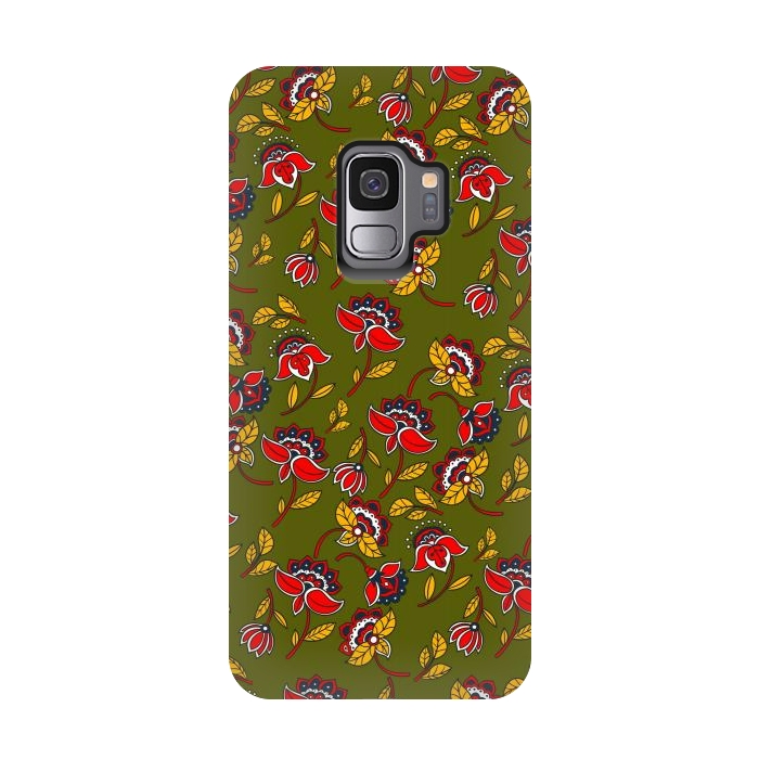 Galaxy S9 StrongFit Summer In Olive by ArtsCase