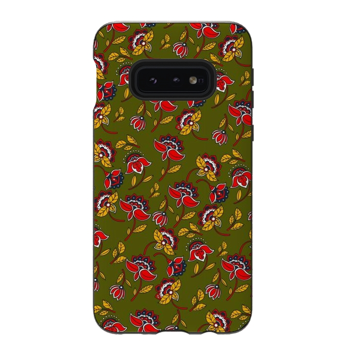 Galaxy S10e StrongFit Summer In Olive by ArtsCase