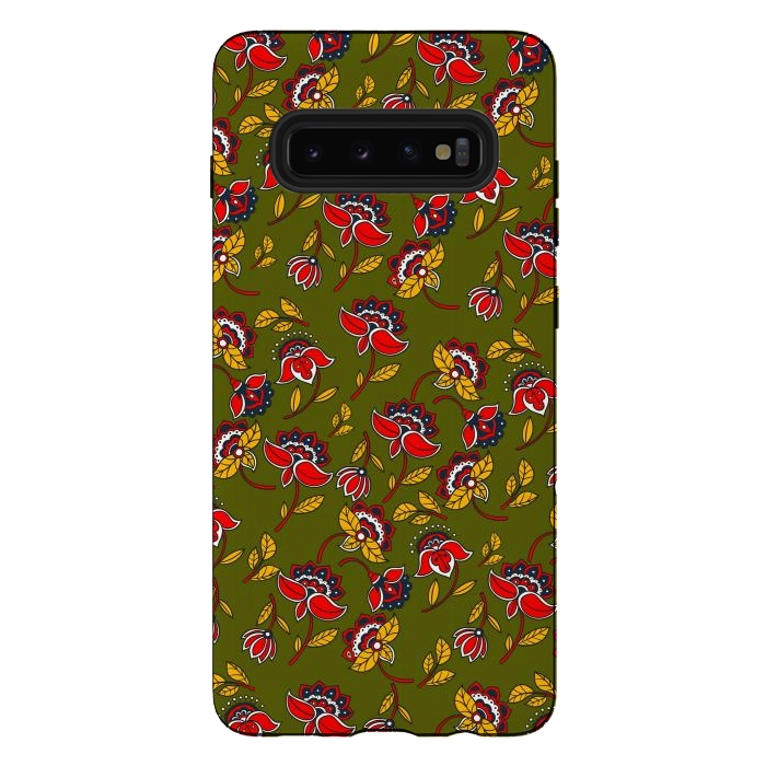 Galaxy S10 plus StrongFit Summer In Olive by ArtsCase
