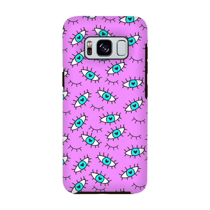 Galaxy S8 StrongFit Wink In Pink by ArtsCase