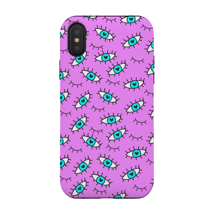 iPhone Xs / X StrongFit Wink In Pink by ArtsCase