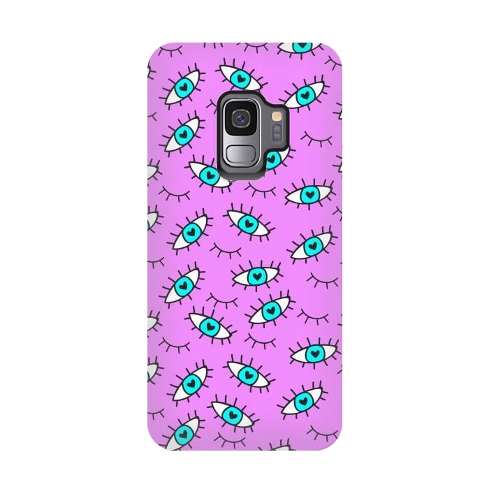 Galaxy S9 StrongFit Wink In Pink by ArtsCase