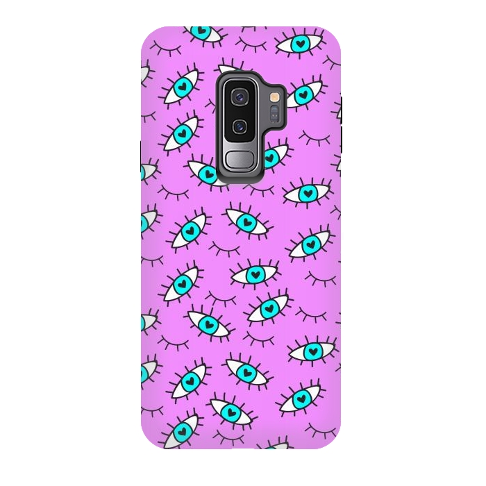 Galaxy S9 plus StrongFit Wink In Pink by ArtsCase