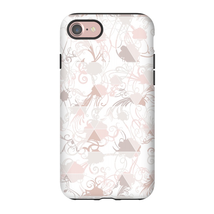 iPhone 7 StrongFit Floral geometric by Jms