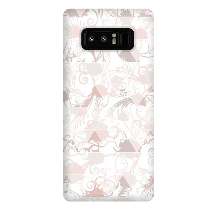 Galaxy Note 8 StrongFit Floral geometric by Jms