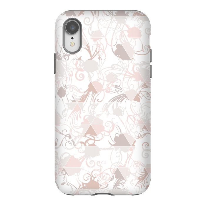 iPhone Xr StrongFit Floral geometric by Jms