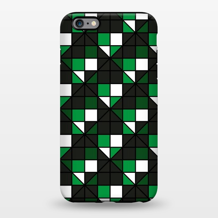 iPhone 6/6s plus StrongFit dark green squares by TMSarts
