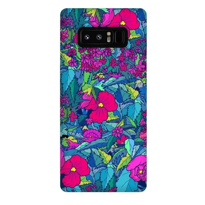 Galaxy Note 8 StrongFit Summer flowers by Steve Wade (Swade)