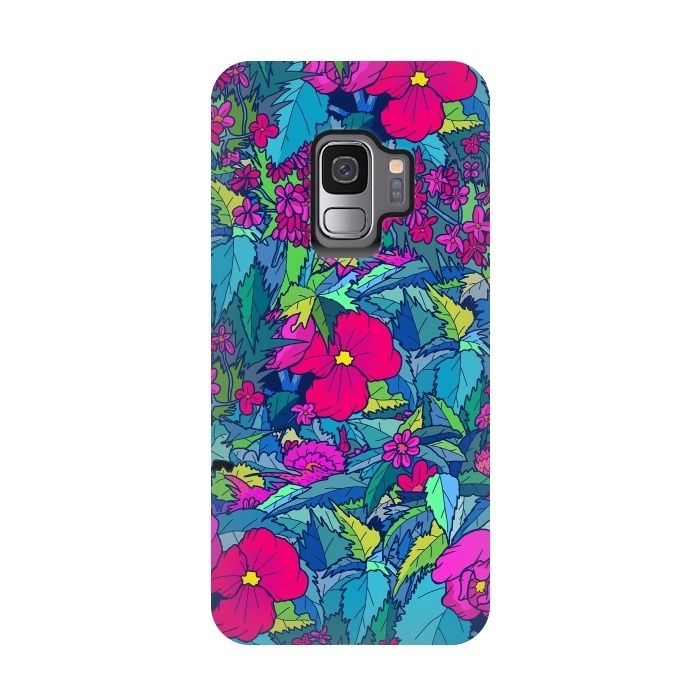 Galaxy S9 StrongFit Summer flowers by Steve Wade (Swade)