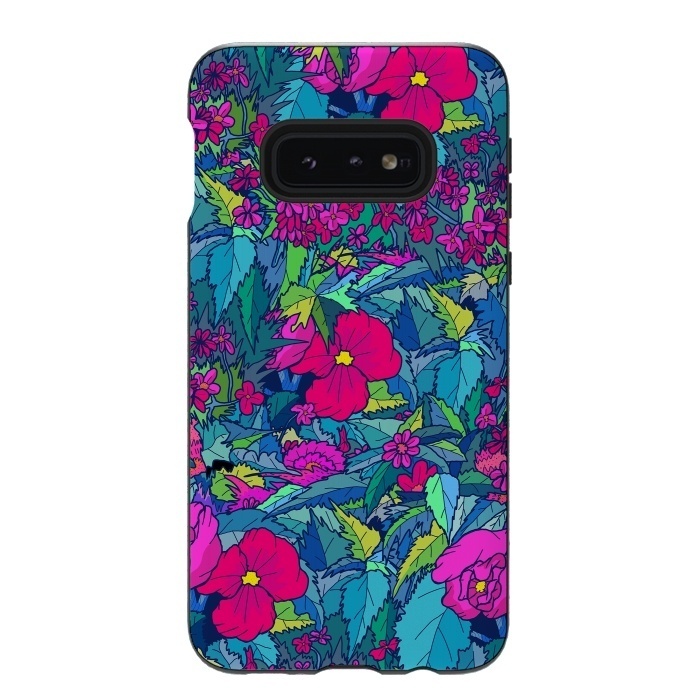 Galaxy S10e StrongFit Summer flowers by Steve Wade (Swade)