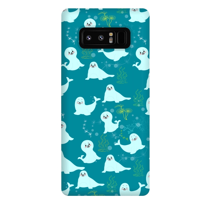 Galaxy Note 8 StrongFit happy seagulls  by MALLIKA