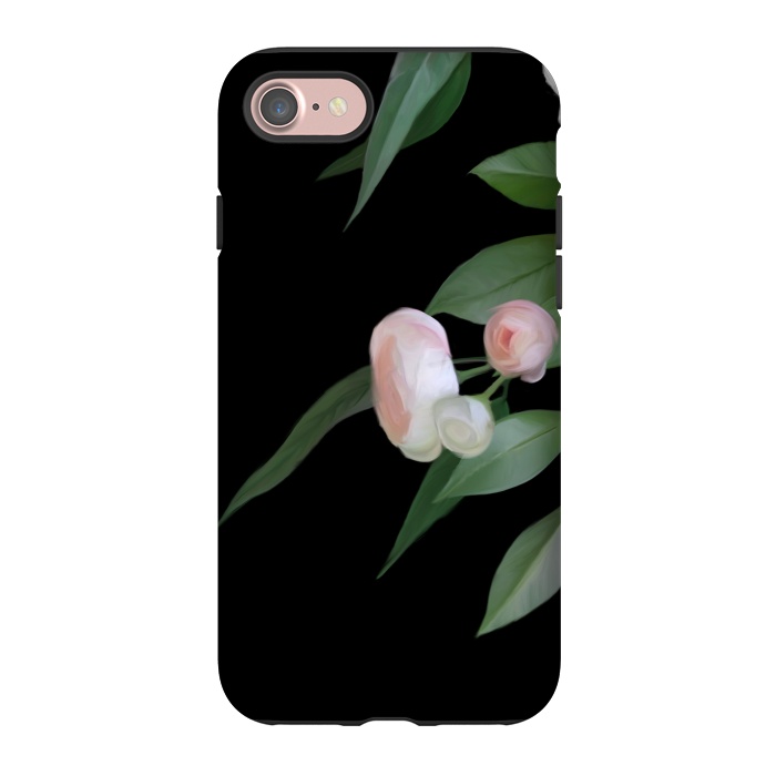 iPhone 7 StrongFit Painted roses by Elzbieta Malyska