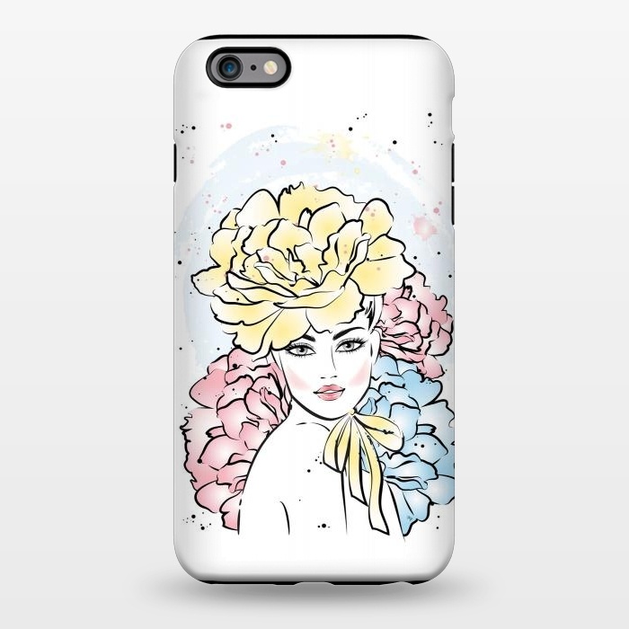iPhone 6/6s plus StrongFit Romantic floral Lady by Martina