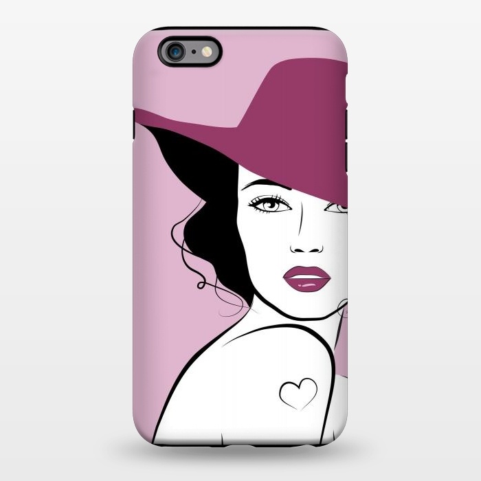 iPhone 6/6s plus StrongFit Woman in a hat by Martina