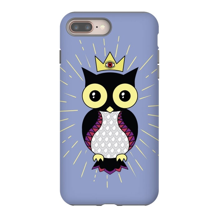 iPhone 7 plus StrongFit All seeing owl by Laura Nagel