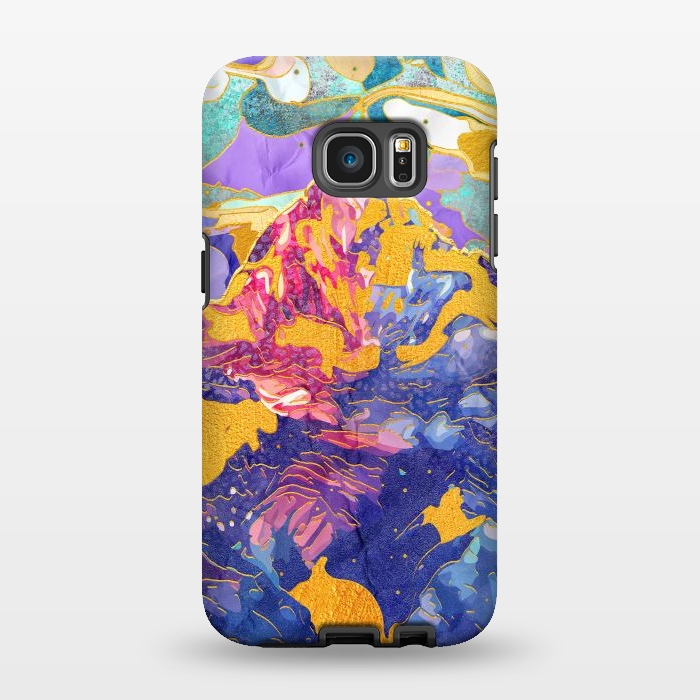Galaxy S7 EDGE StrongFit Dreamy Mountain - Illustration II by Art Design Works
