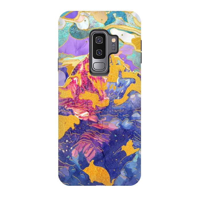 Galaxy S9 plus StrongFit Dreamy Mountain - Illustration II by Art Design Works