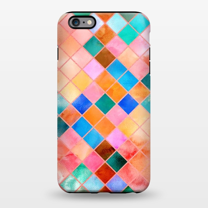 iPhone 6/6s plus StrongFit Stylish Watercolor Pattern by Art Design Works