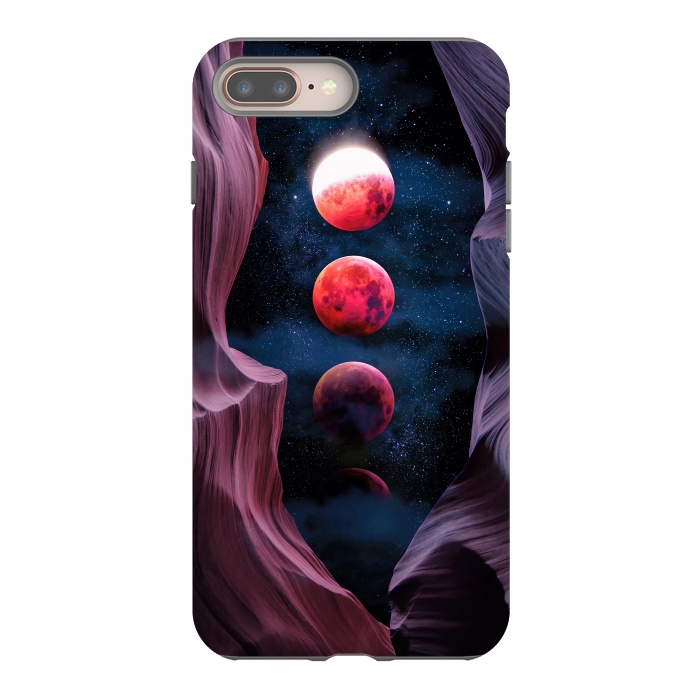iPhone 7 plus StrongFit Grand Canyon with Space & Bloody Moon - Collage V by Art Design Works