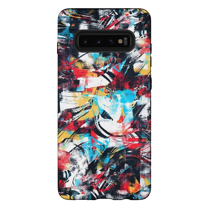 Galaxy S10 plus StrongFit Abstract Flow II by Art Design Works