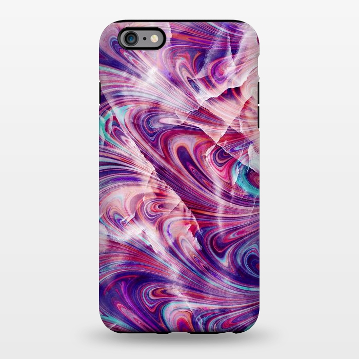 iPhone 6/6s plus StrongFit Purple precious gemstone marble art by Oana 