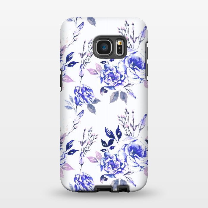Galaxy S7 EDGE StrongFit Blue Calm by Anis Illustration