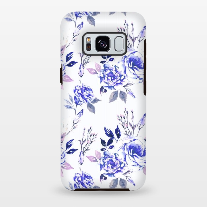 Galaxy S8 plus StrongFit Blue Calm by Anis Illustration