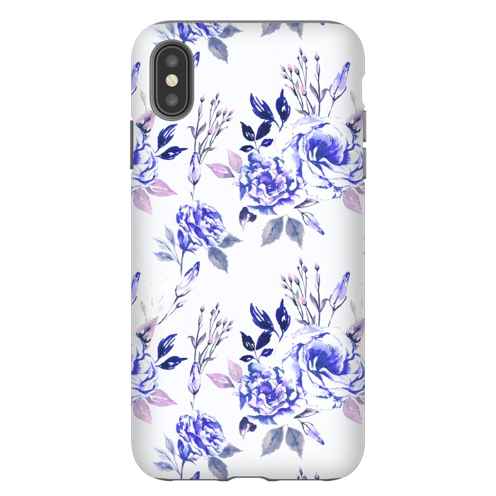 iPhone Xs Max StrongFit Blue Calm by Anis Illustration