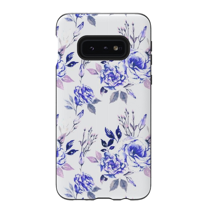 Galaxy S10e StrongFit Blue Calm by Anis Illustration