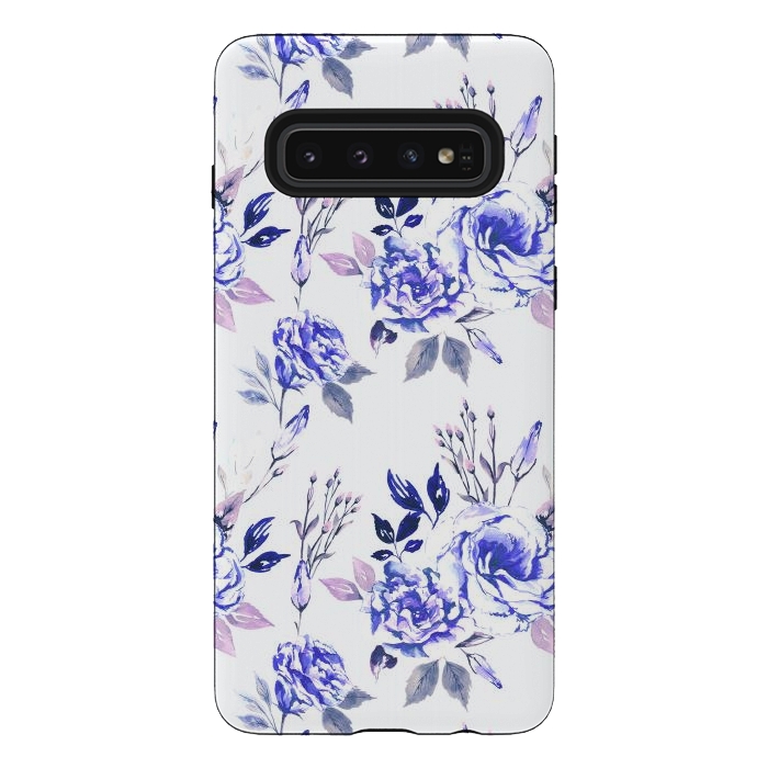 Galaxy S10 StrongFit Blue Calm by Anis Illustration
