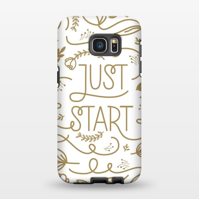 Galaxy S7 EDGE StrongFit Just Start by Anis Illustration