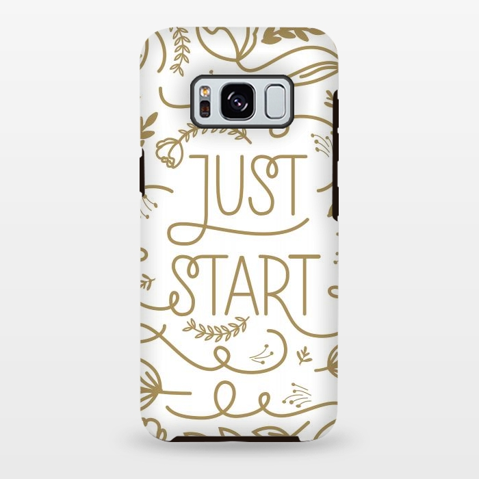 Galaxy S8 plus StrongFit Just Start by Anis Illustration
