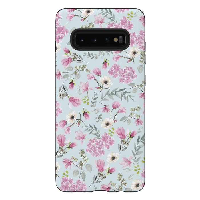 Galaxy S10 plus StrongFit Romantic Pattern by Anis Illustration