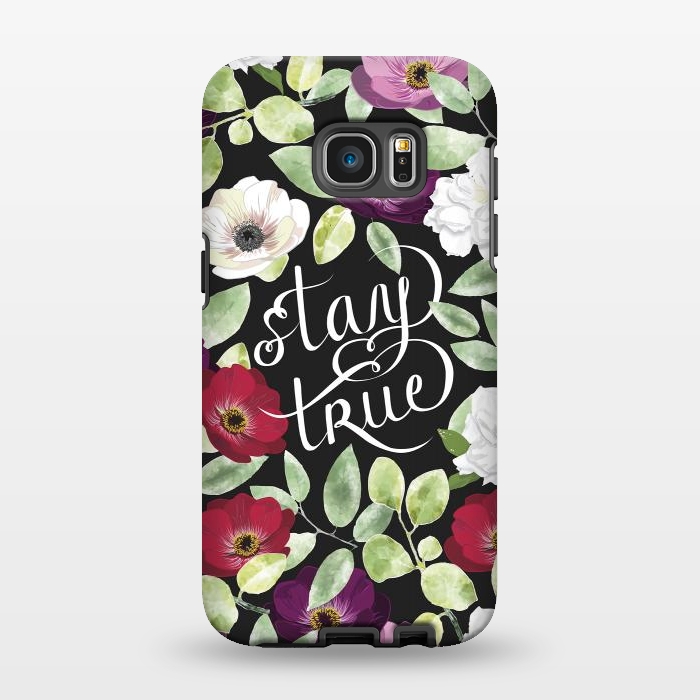 Galaxy S7 EDGE StrongFit Stay True by Anis Illustration