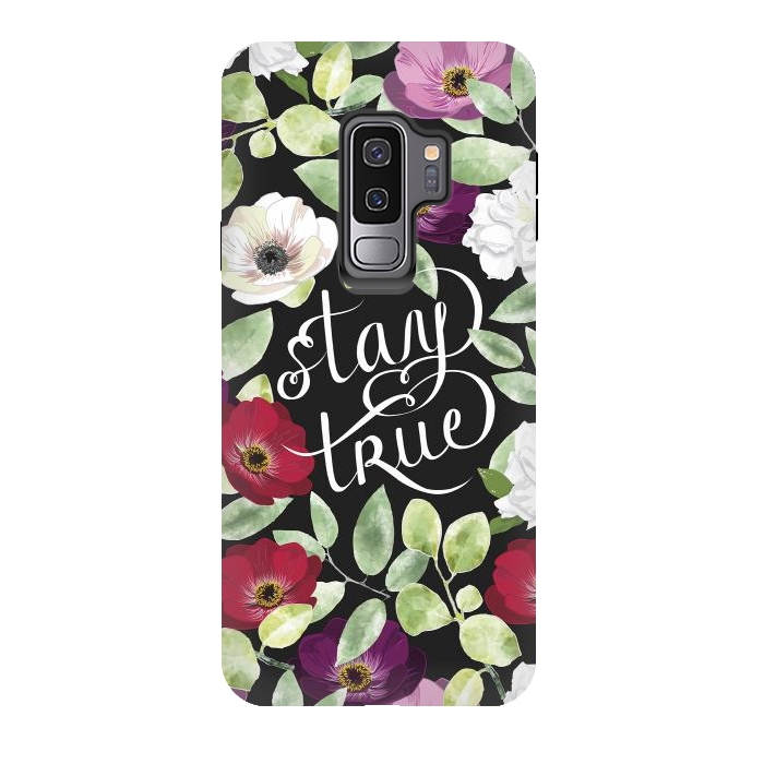 Galaxy S9 plus StrongFit Stay True by Anis Illustration