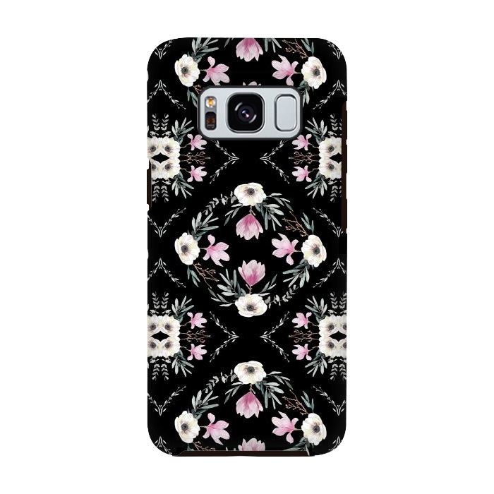 Galaxy S8 StrongFit Floral Tiles by Anis Illustration